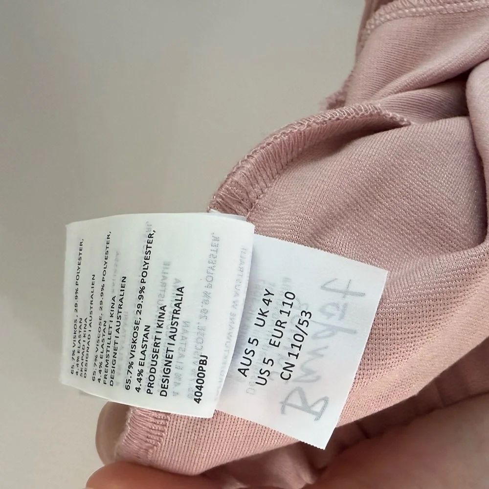 Bardot Junior Light Pink Pants - Little Girl’s Size 5